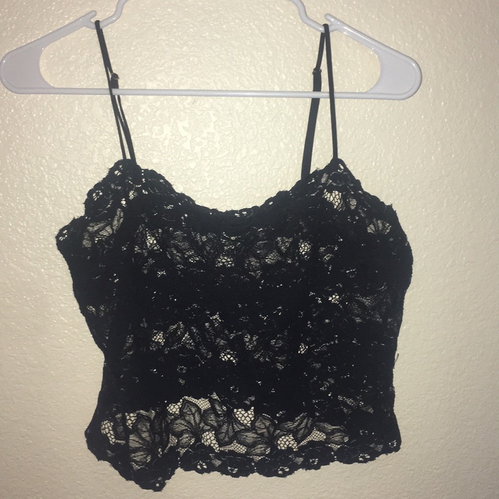 Lace crop top